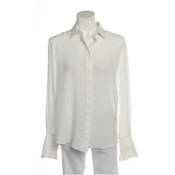 Silk Shirt in White, Silk, Joseph