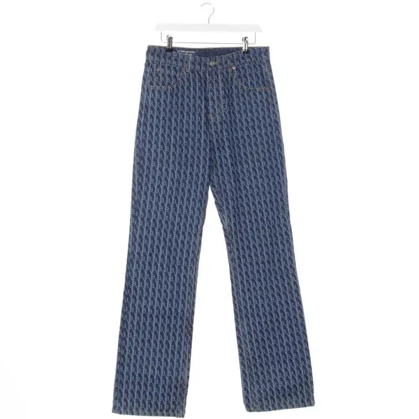 Jeans Straight Fit in Blau, Baumwolle, Victoria Beckham