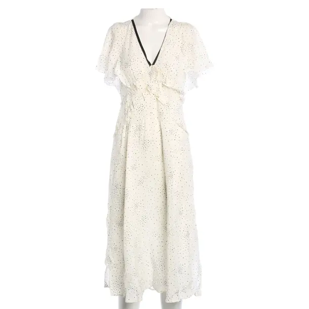 Dress, in Cream, Cupro, Maje