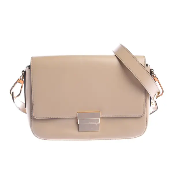 Schultertasche in Weiß, Leder, Michael Kors
