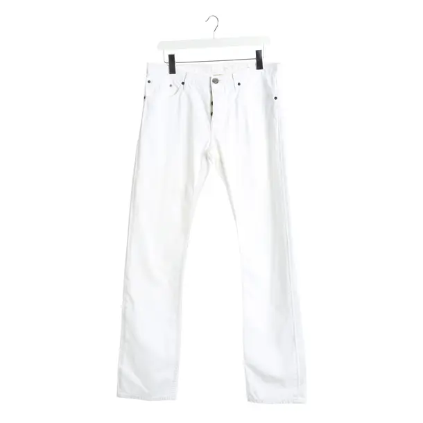 Jeans Straight Fit in Weiß, Baumwolle, Burberry Brit