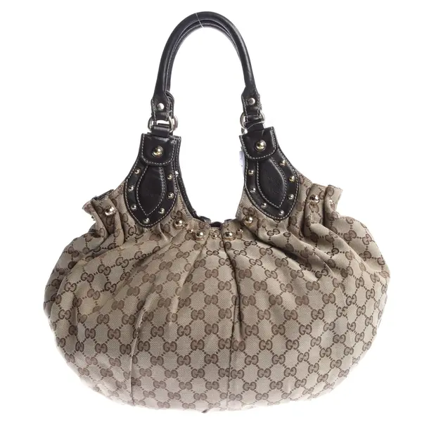 Hobo Bag in Braun, Baumwolle, Gucci