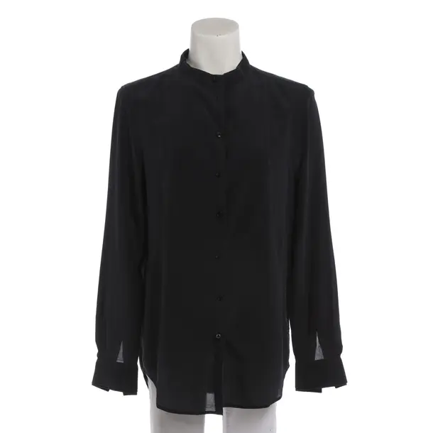 Bluse in Blau, Seide, Closed