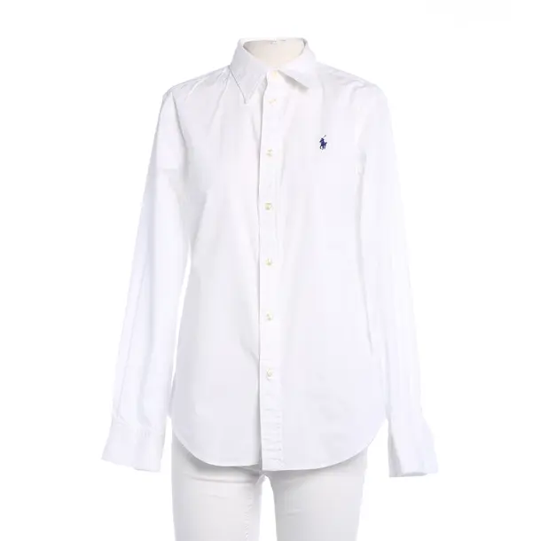 Bluse in Weiß, Baumwolle, Polo Ralph Lauren