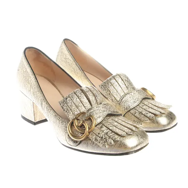 Pumps in Metallic, , Gucci
