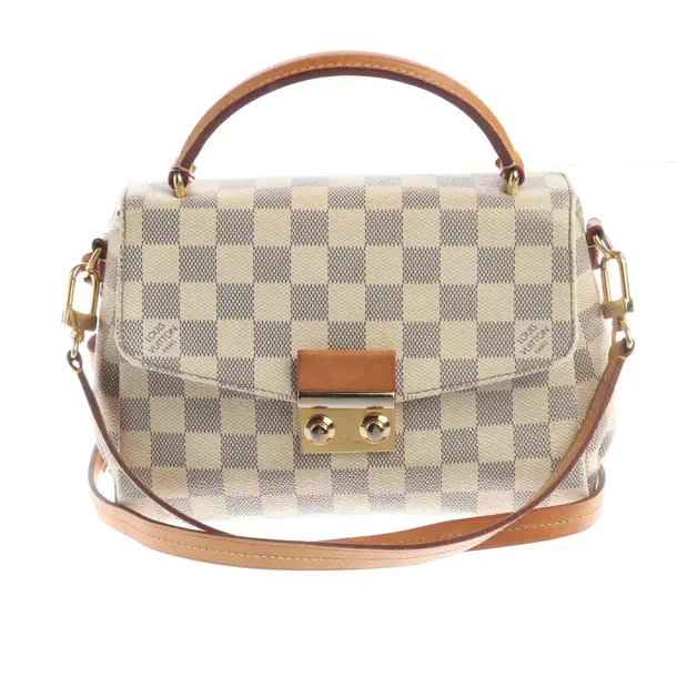 Handbag, in Beige, Leather, Louis Vuitton