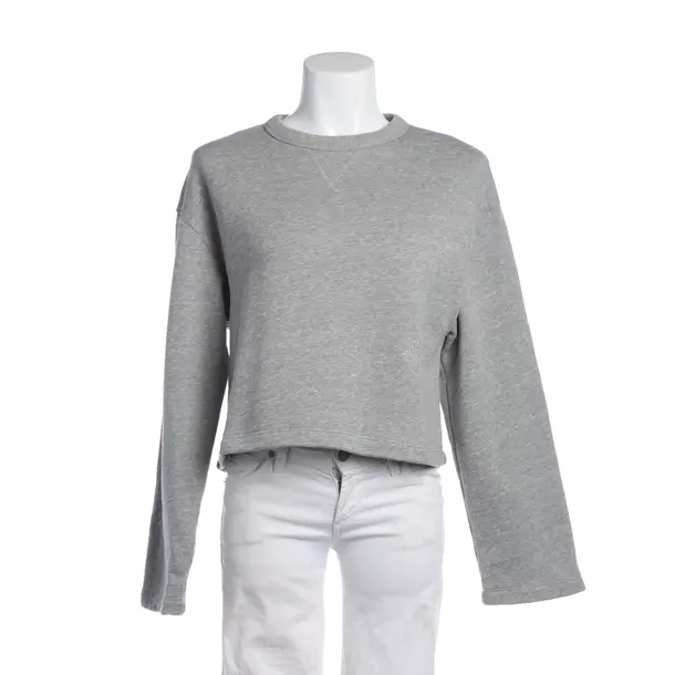 Sweatshirt in Gray, Cotton, Closed