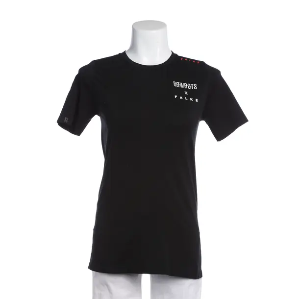Shirt in Schwarz, Baumwolle, Falke