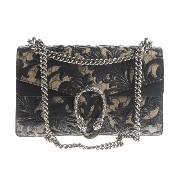 Schultertasche in Schwarz, Leder, Gucci