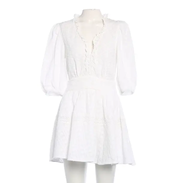 Dress, in White, Cotton, Sandro