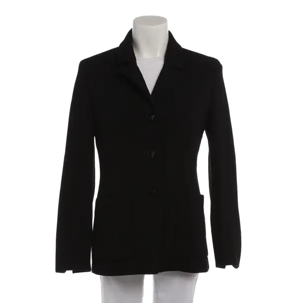 Blazer in Black, Cotton, Marc Cain