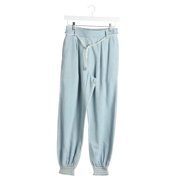 Pants, in Light Blue, Cotton, Zimmermann