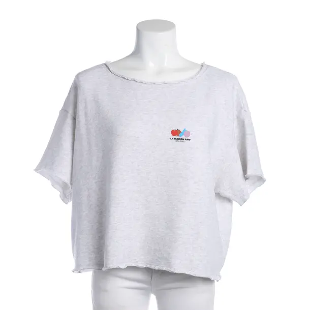 Shirt in Grau, Baumwolle, American Vintage