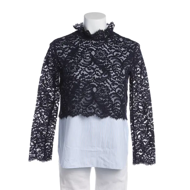 Bluse in Blau, Baumwolle, Sandro