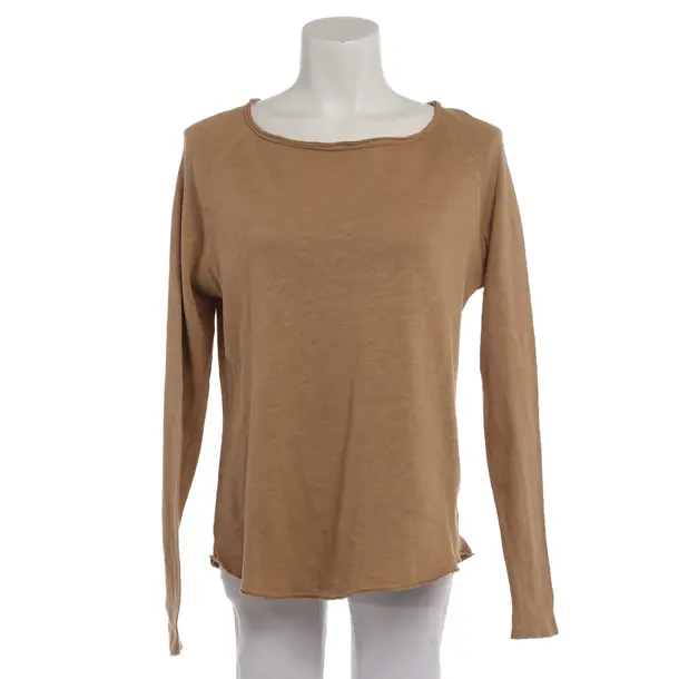 Long Sleeve Shirt in Brown, Cotton, American Vintage
