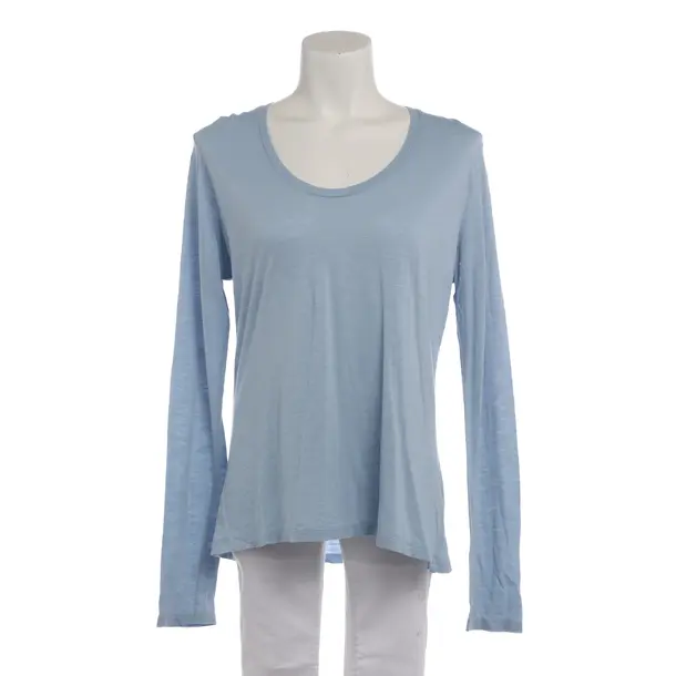 Longsleeve in Blau, Baumwolle, American Vintage