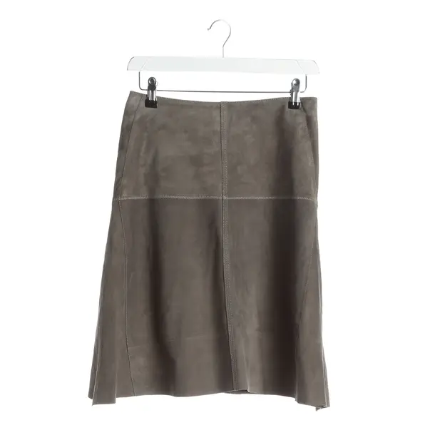 Skirt, in Gray, Leather, Iris von Arnim
