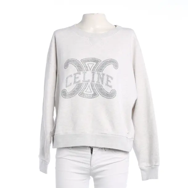 Felpa, in Grigio chiaro, Cotone, Céline