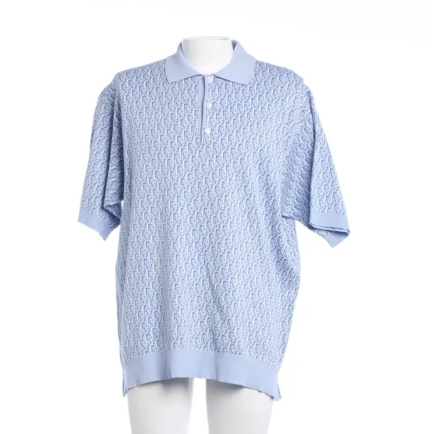 Poloshirt, in Hellblau, Baumwolle, Dior