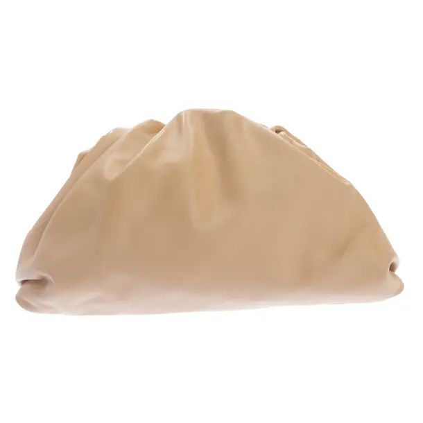 Clutch, in Hellbraun, Leder, Bottega Veneta