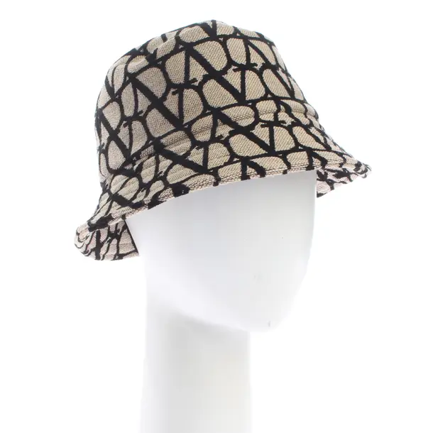 Hat, in Black, Viscose, Valentino