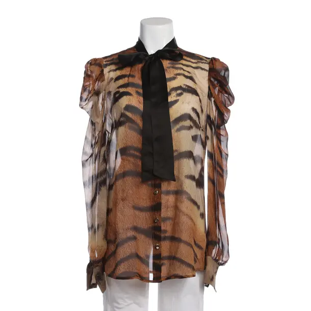 Bluse in Mehrfarbig, Seide, Roberto Cavalli