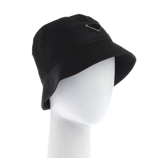 Hat, in Black, Polyimide, Prada
