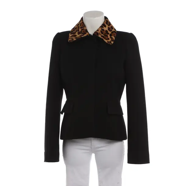 Übergangsjacke in Schwarz, Wolle, Gucci