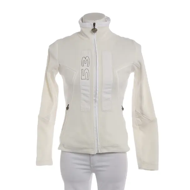 Zip-up Hoodie in White, Polyester, Sportalm