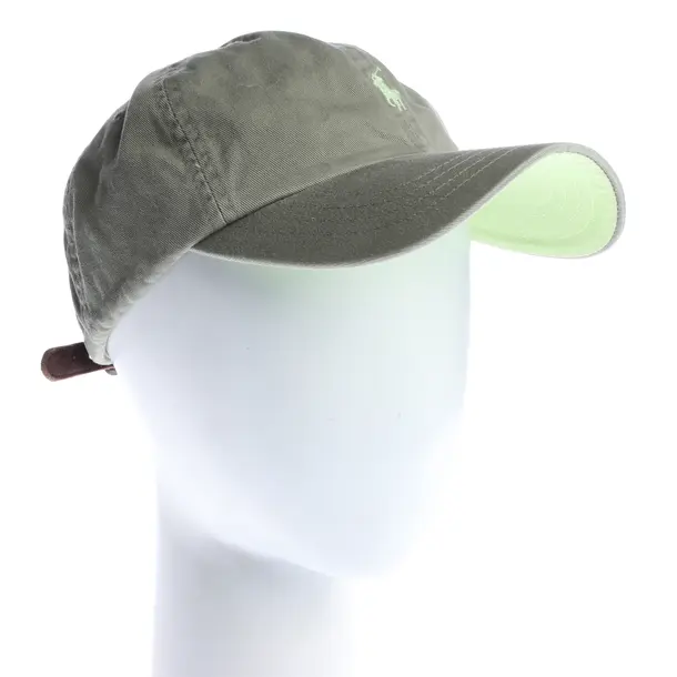 Cap, in Olive Green, Cotton, Polo Ralph Lauren