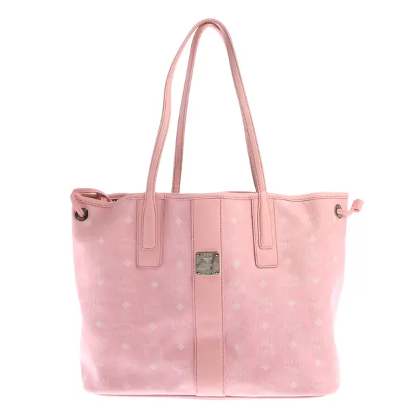 Shopper Bag in Pink, Leather, MCM