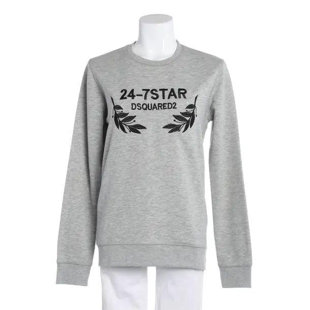 Sweatshirt, in Grau, Baumwolle, Dsquared