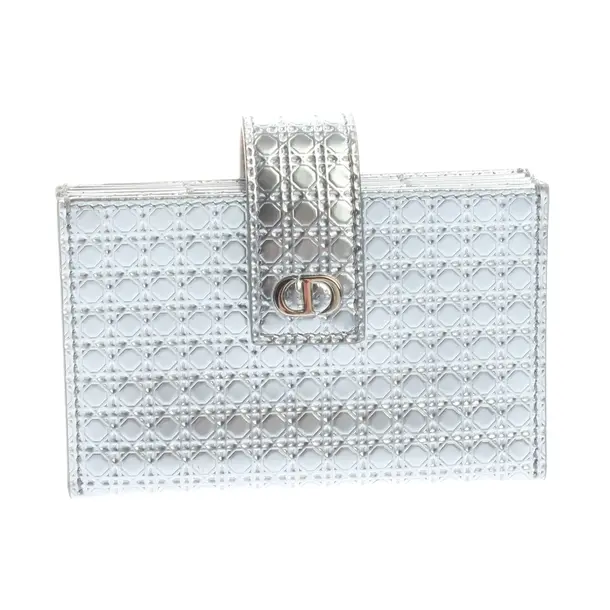 Card Holder, in Silver, Leather, Dior