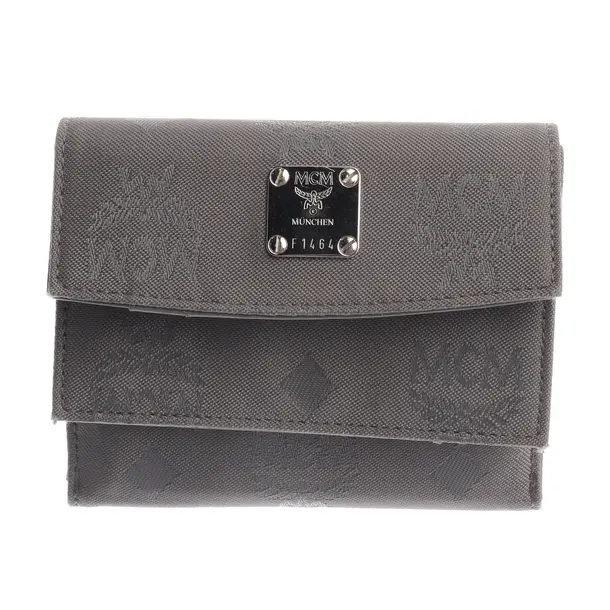 Geldbörse, in Grau, Polyamid, MCM