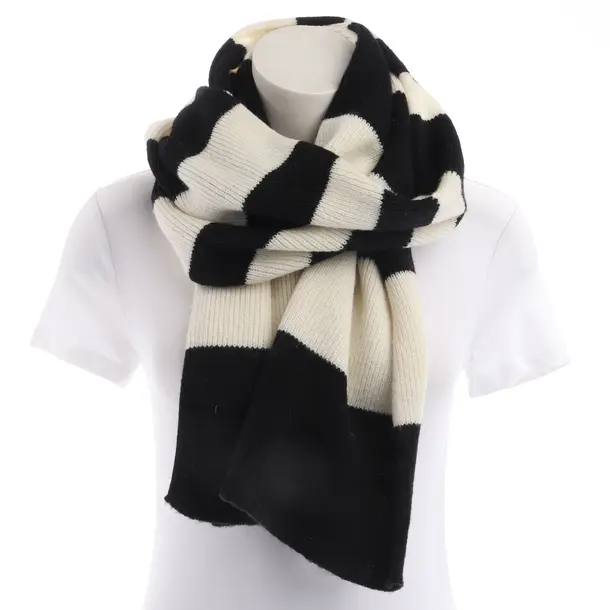Scarf, in Black, Wool, Roeckl