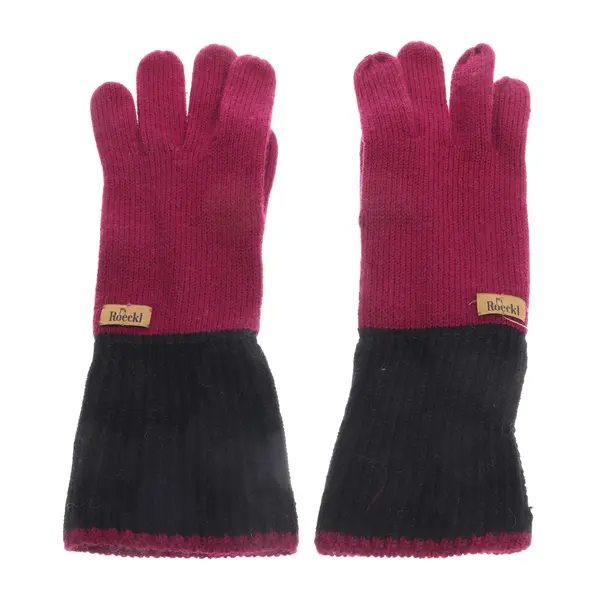 Gloves, in Dark Purple, Cotton, Roeckl