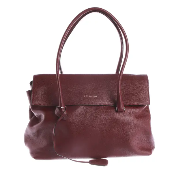 Schultertasche, in Bordeaux, Leder, Coccinelle