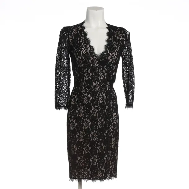 Cocktailkleid, in Schwarz, Viskose, Diane von Furstenberg