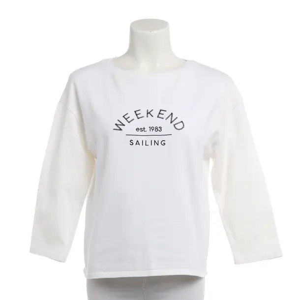 Longsleeve, in Weiß, Baumwolle, Max Mara