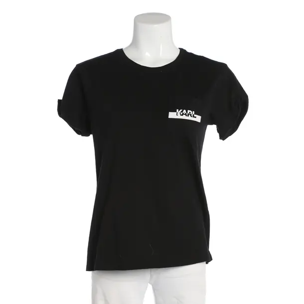 Shirt, in Schwarz, Baumwolle, Karl Lagerfeld