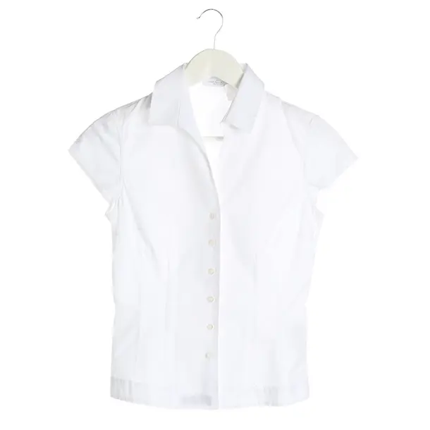 Blouse, in White, Cotton, Van Laack