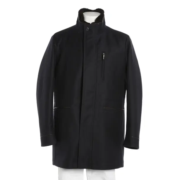 Overcoat, in Navy, Wool, Hugo Boss Black Label
