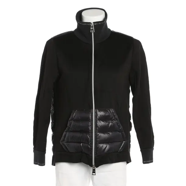 Sweatjacke, in Schwarz, Viskose, Herno