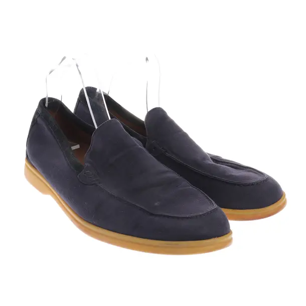 Loafers, in Navy, Loro Piana