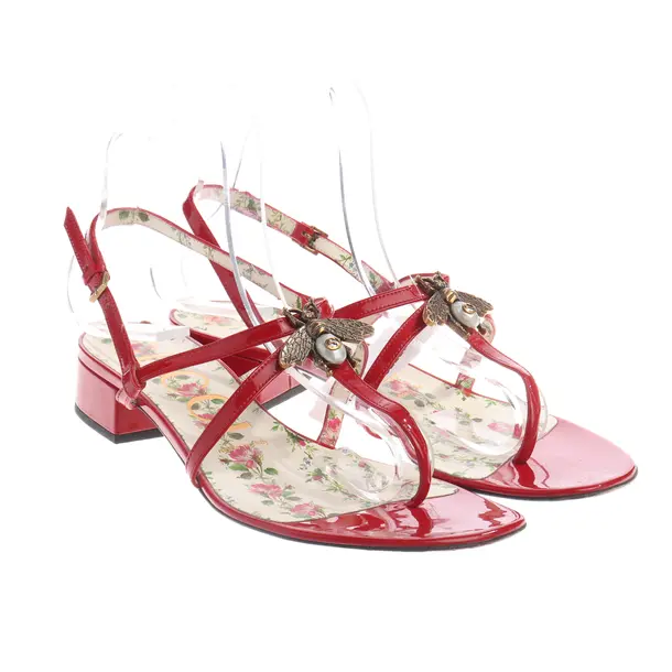 Sandaletten, in Rot, Gucci