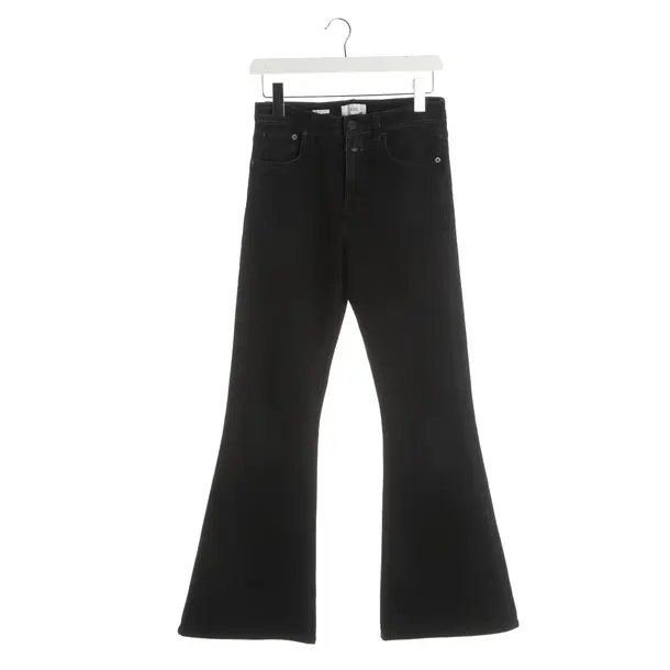Flared Jeans, in Black, Cotton, Closed