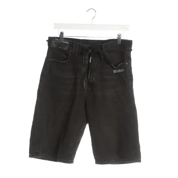 Shorts, in Dark Gray, Cotton, Off-White