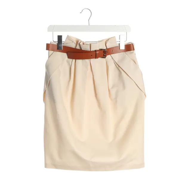 Skirt, in Beige, Cotton, Moschino