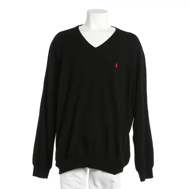 Jumper, in Black, Wool, Polo Ralph Lauren