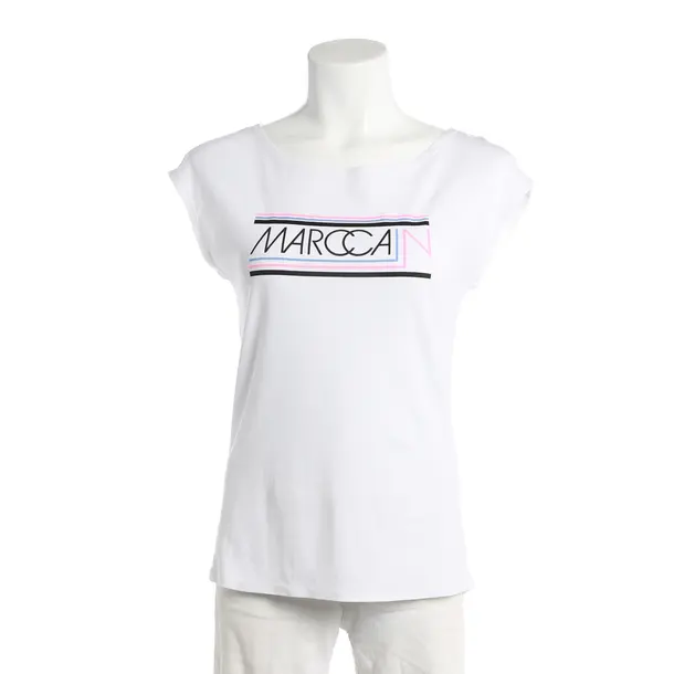 Shirt, in White, Cotton, Marc Cain